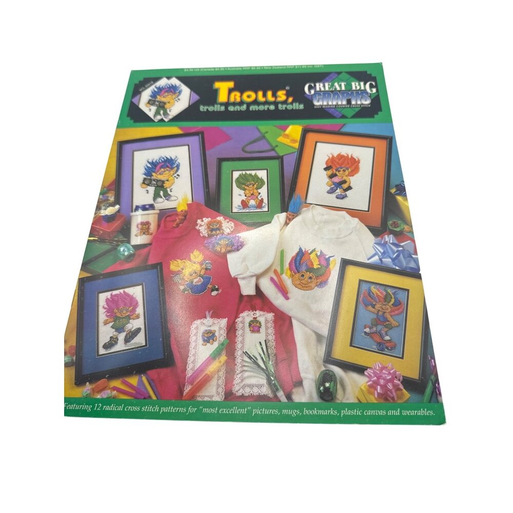 Trolls Cross Stitch Pattern Book Great Big Graphs True Colors International